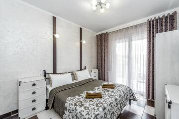 Фото номера Апартаменты с 1 спальней Апартаменты FAVAR Carpathians г. Сходница 7